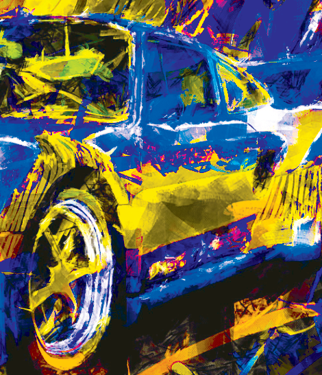 "StuttgARTCars.5" - Men Basic T-Shirt