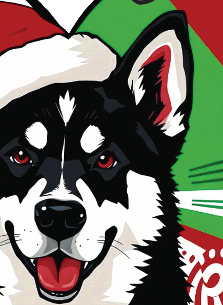 "AkitaXmas" - Men Basic T-Shirt