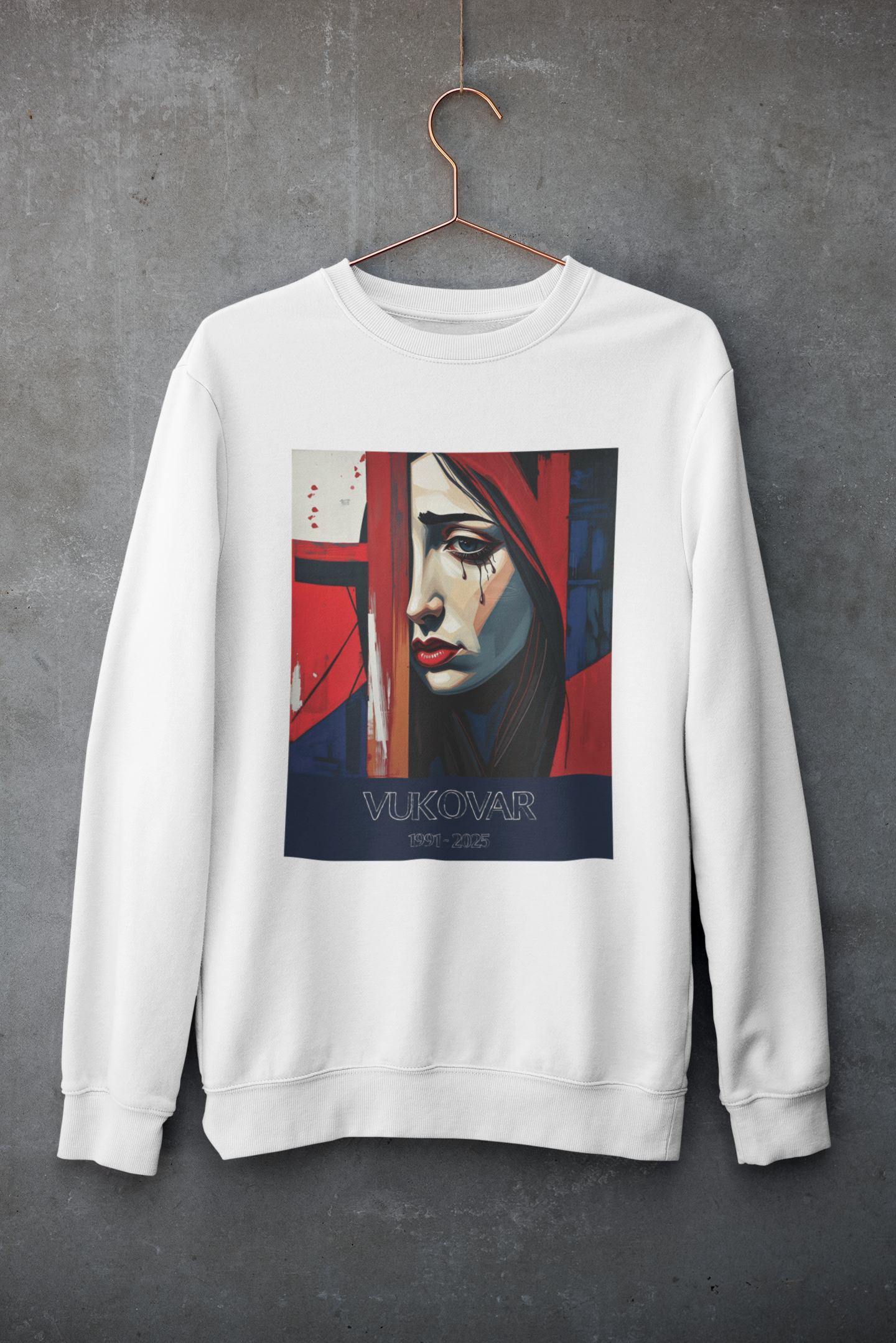 "Sadness / Vukovar 1991- 2025" - Unisex Sweatshirt