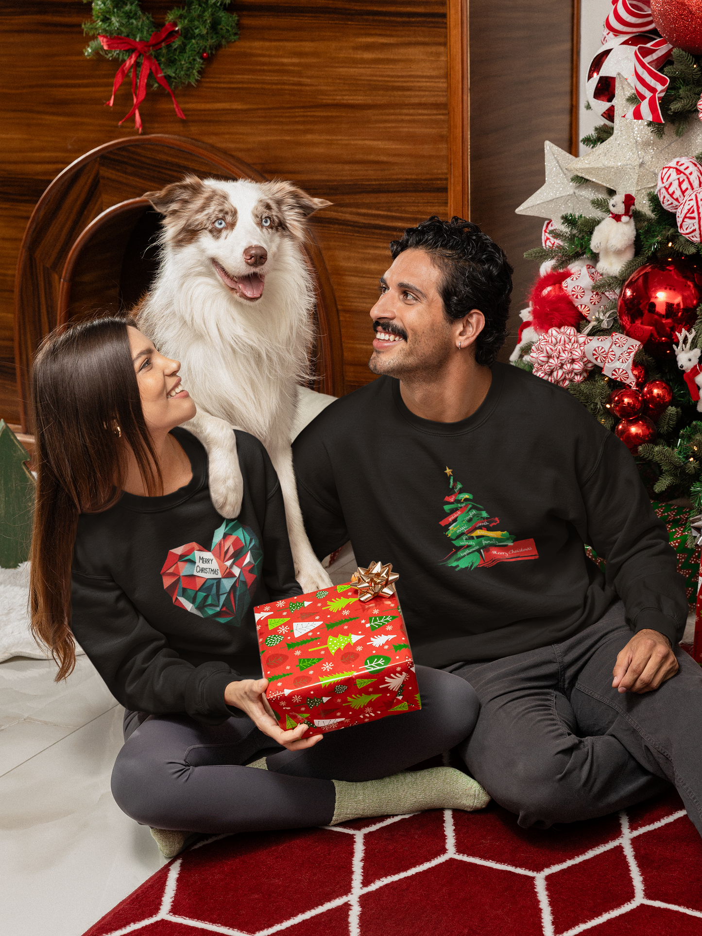 "XmasHeart" - Unisex Sweatshirt